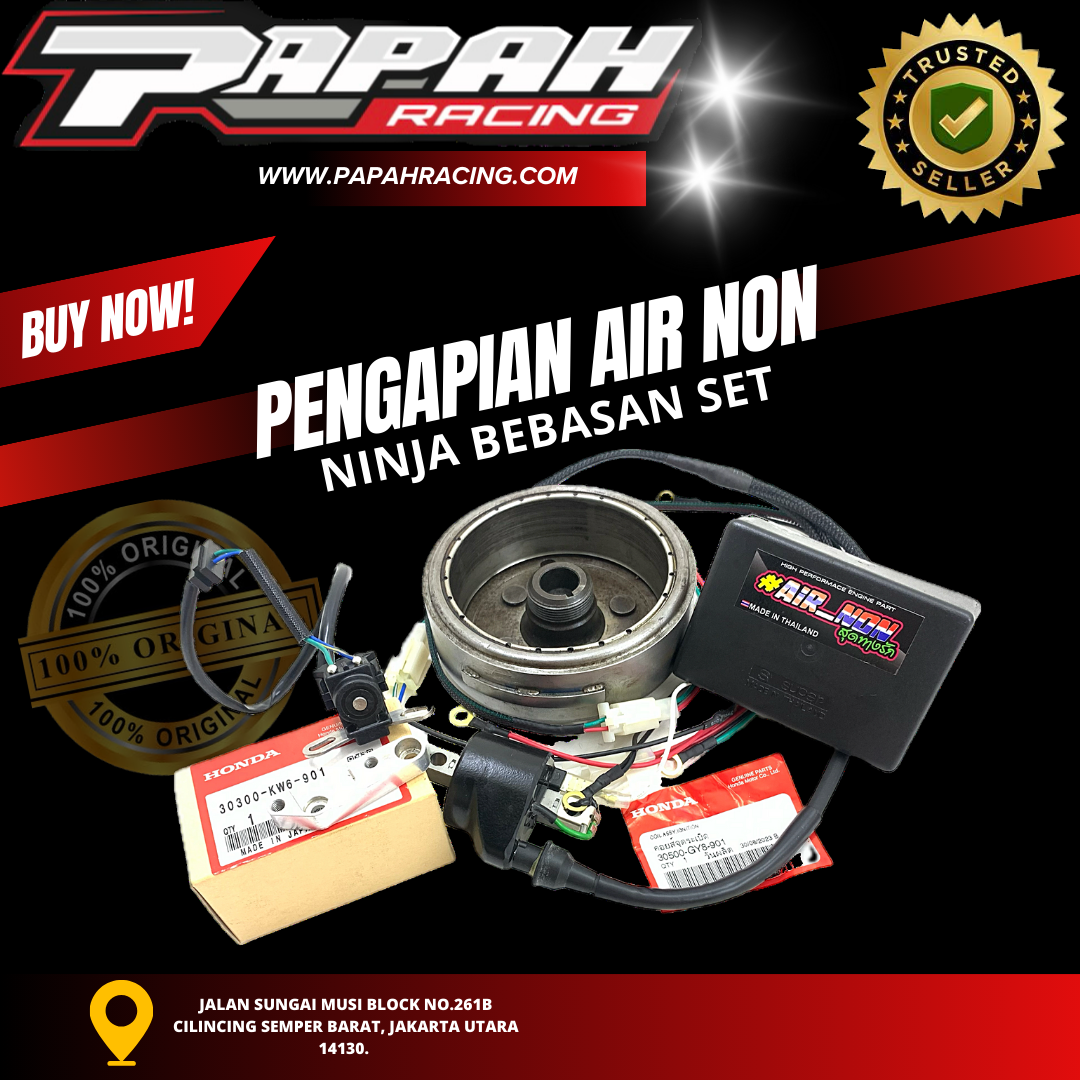 PENGAPIAN AIRNON NINJA BEBASAN SET